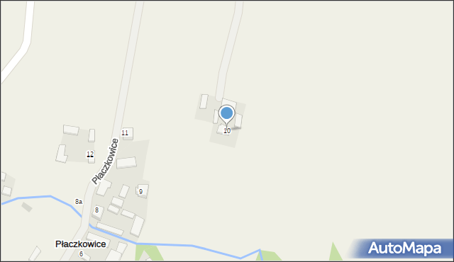 Płaczkowice, Płaczkowice, 10, mapa Płaczkowice