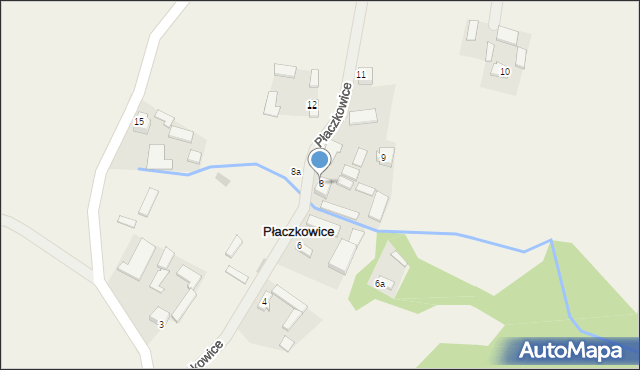 Płaczkowice, Płaczkowice, 8, mapa Płaczkowice