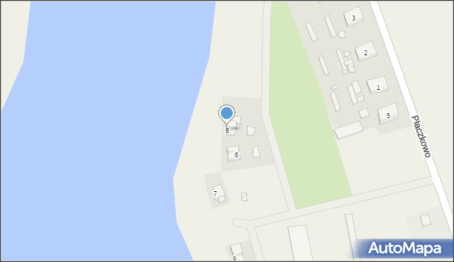 Płaczkowo, Płaczkowo, 8, mapa Płaczkowo
