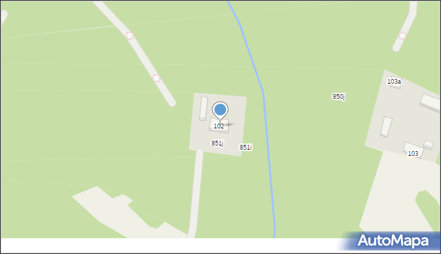 Plany, Plany, 102, mapa Plany