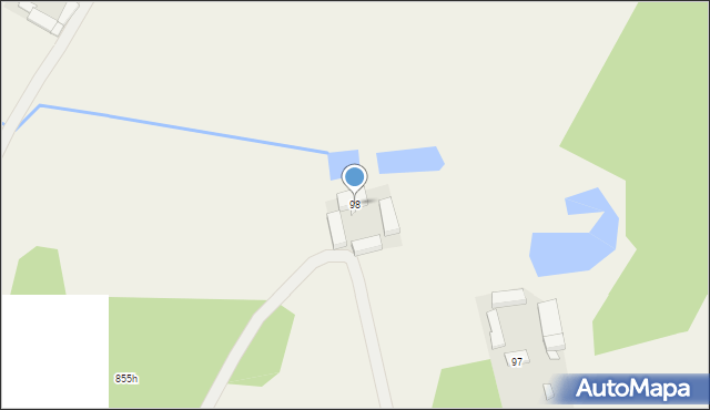 Plany, Plany, 98, mapa Plany