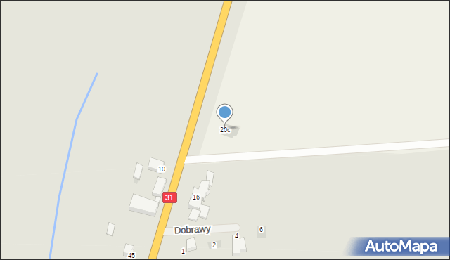 Plany, Plany, 20c, mapa Plany