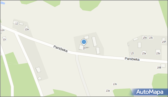 Płaska, Płaska, 13, mapa Płaska