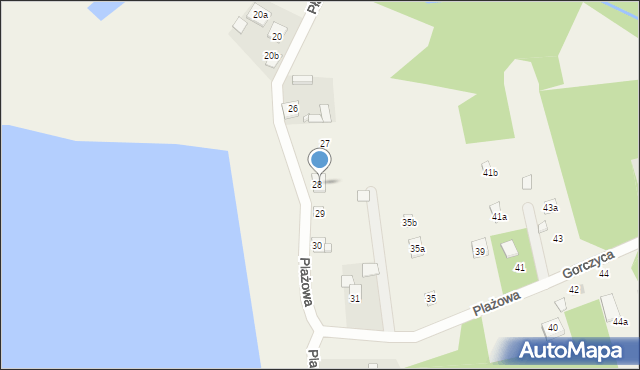 Płaska, Płaska, 2a, mapa Płaska