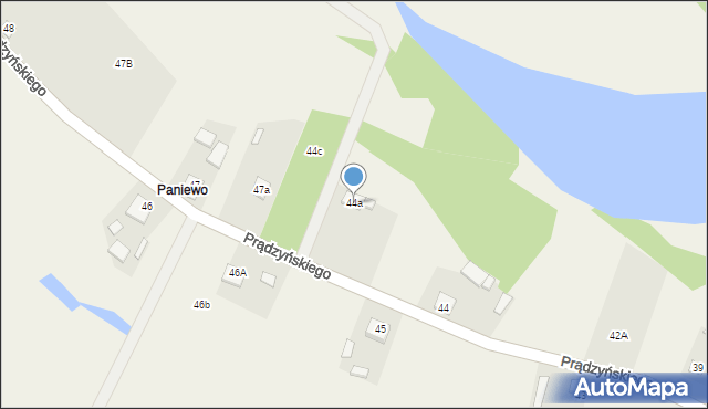 Płaska, Płaska, 44a, mapa Płaska