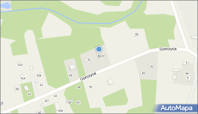 Płaska, Plażowa, 53, mapa Płaska