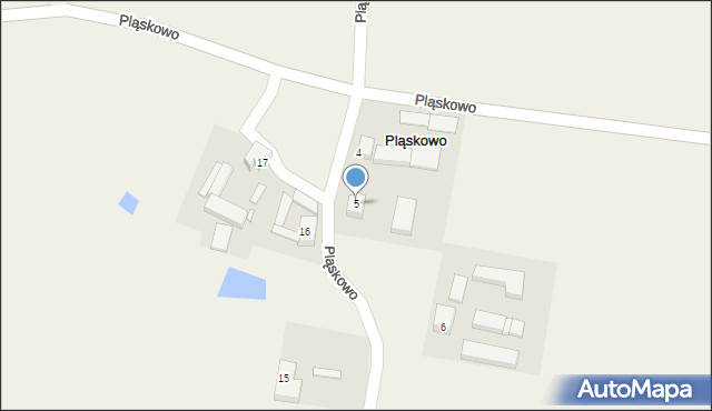 Pląskowo, Pląskowo, 5, mapa Pląskowo