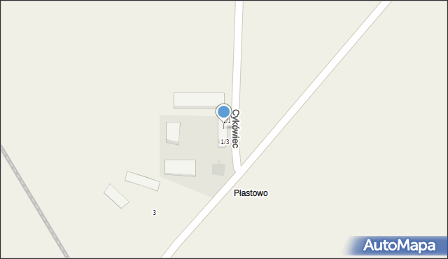 Płastowo, Płastowo, 71, mapa Płastowo