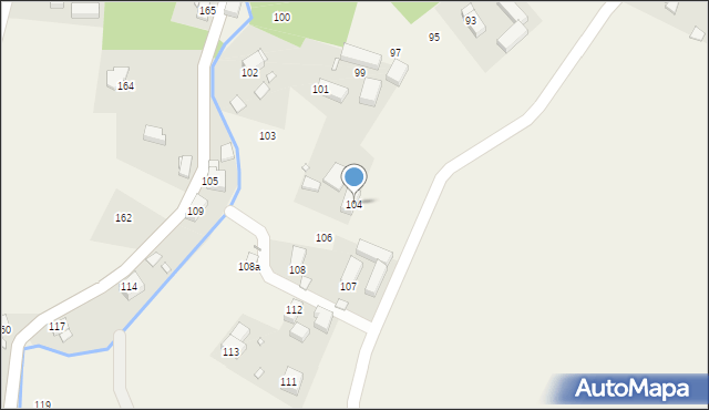 Platerówka, Platerówka, 104, mapa Platerówka