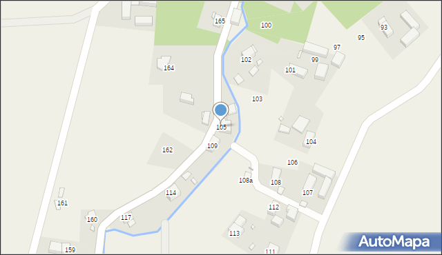 Platerówka, Platerówka, 105, mapa Platerówka
