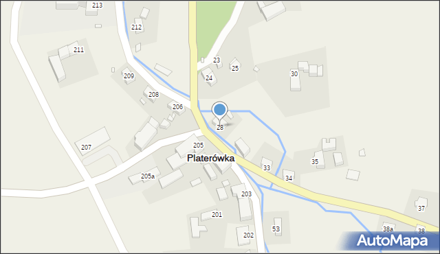 Platerówka, Platerówka, 28, mapa Platerówka