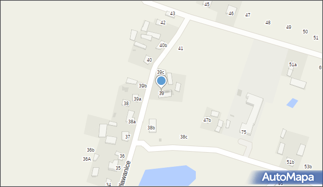 Pławanice, Pławanice, 39, mapa Pławanice