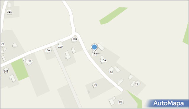 Pławna, Pławna, 102, mapa Pławna