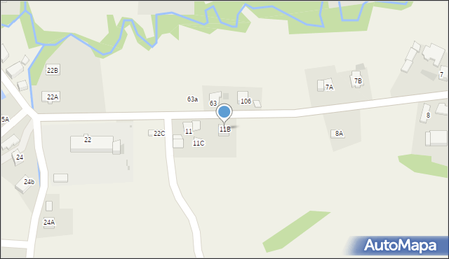 Pławna, Pławna, 11B, mapa Pławna