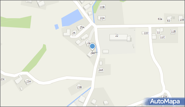 Pławna, Pławna, 24b, mapa Pławna