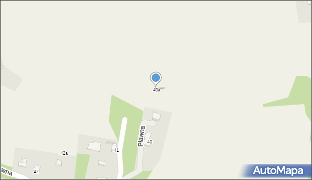 Pławna, Pławna, 40a, mapa Pławna