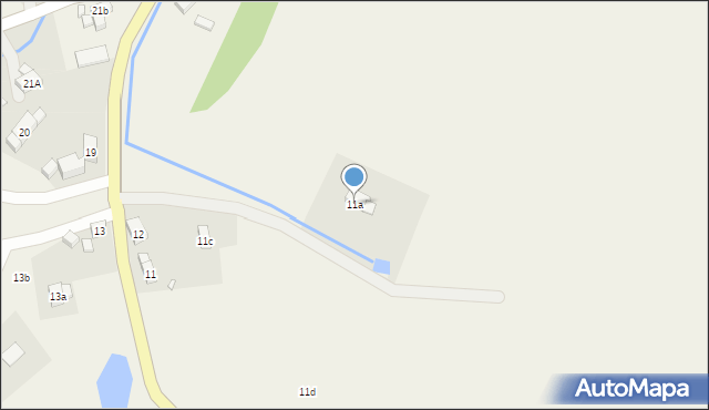 Pławna Górna, Pławna Górna, 11a, mapa Pławna Górna