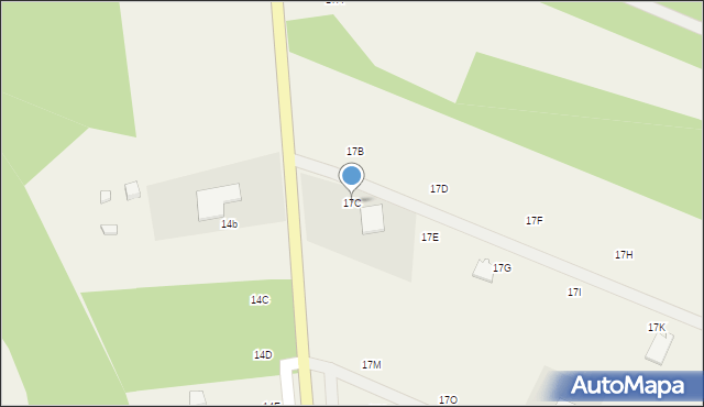 Pławno, Pławno, 17C, mapa Pławno