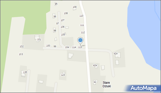 Płazowo, Płazowo, 113, mapa Płazowo