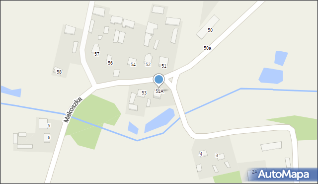 Plebania Wola, Plebania Wola, 51A, mapa Plebania Wola