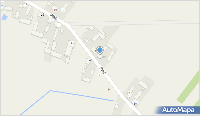 Plec, Plec, 7, mapa Plec
