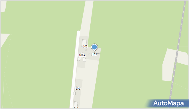 Plecewice, Plecewice, 103, mapa Plecewice