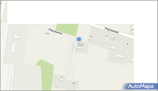 Plecewice, Plecewice, 47b, mapa Plecewice