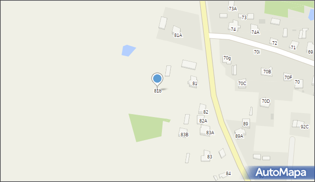 Plecewice, Plecewice, 81b, mapa Plecewice