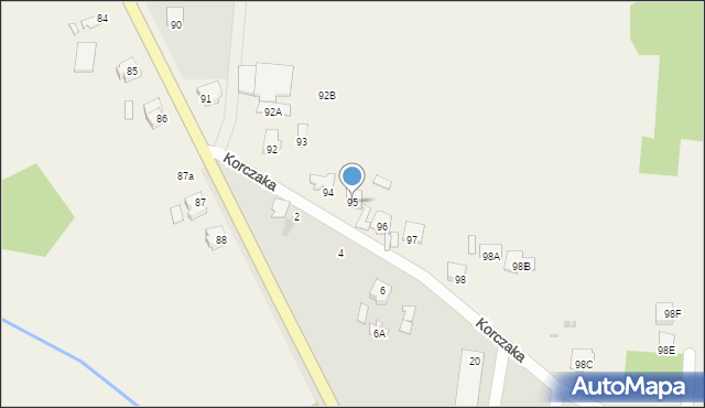 Plecewice, Plecewice, 95, mapa Plecewice