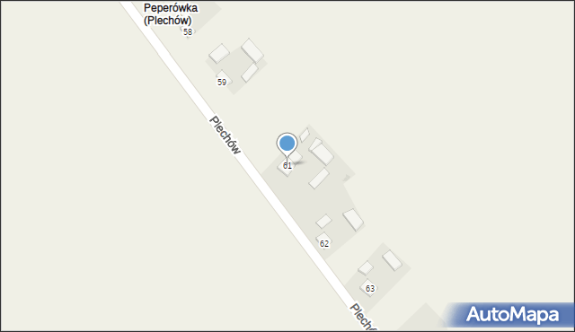 Plechów, Plechów, 61, mapa Plechów