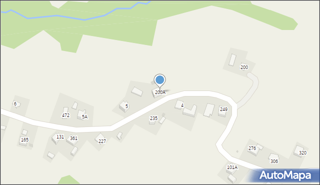 Pleśna, Pleśna, 200A, mapa Pleśna