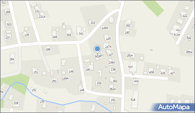 Pleśna, Pleśna, 341A, mapa Pleśna