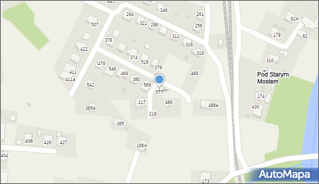 Pleśna, Pleśna, 577, mapa Pleśna