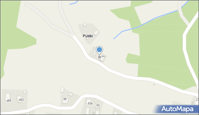 Pleśna, Pleśna, 99, mapa Pleśna