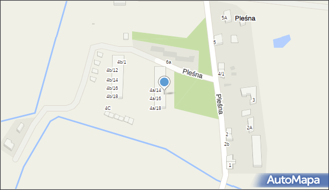 Pleśna, Pleśna, 4a/6, mapa Pleśna