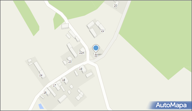 Pleśno, Pleśno, 22, mapa Pleśno