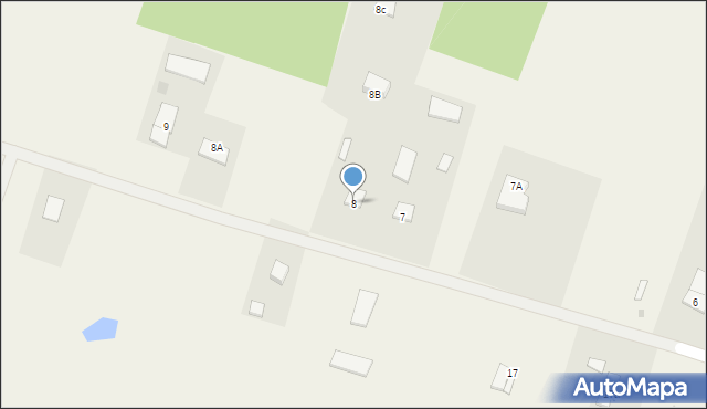 Plęsy, Plęsy, 8, mapa Plęsy