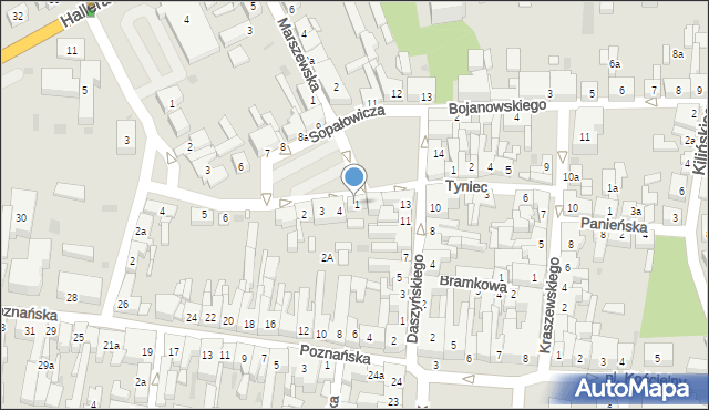 Pleszew, Plac Powstańców Wielkopolskich, 5, mapa Pleszew