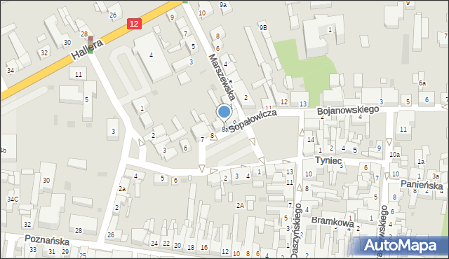 Pleszew, Plac Powstańców Wielkopolskich, 8a, mapa Pleszew
