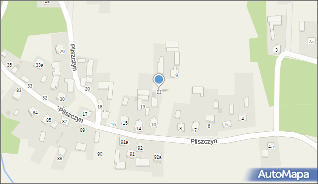 Pliszczyn, Pliszczyn, 11, mapa Pliszczyn