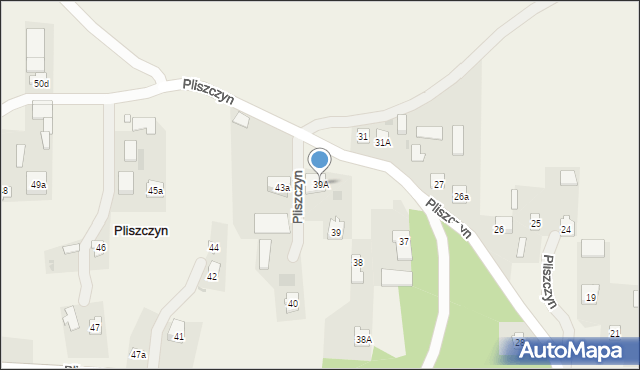 Pliszczyn, Pliszczyn, 39A, mapa Pliszczyn