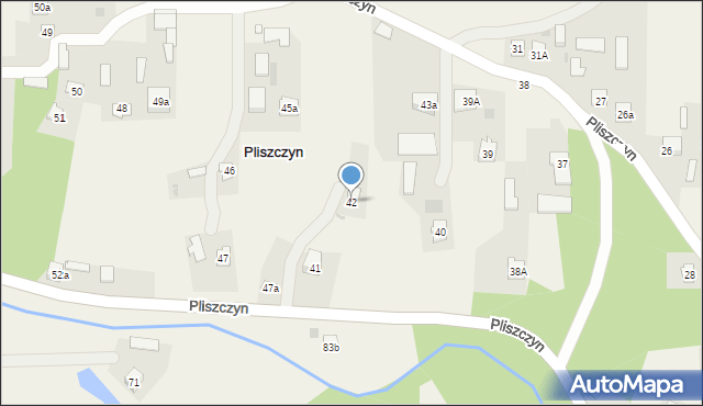 Pliszczyn, Pliszczyn, 42, mapa Pliszczyn