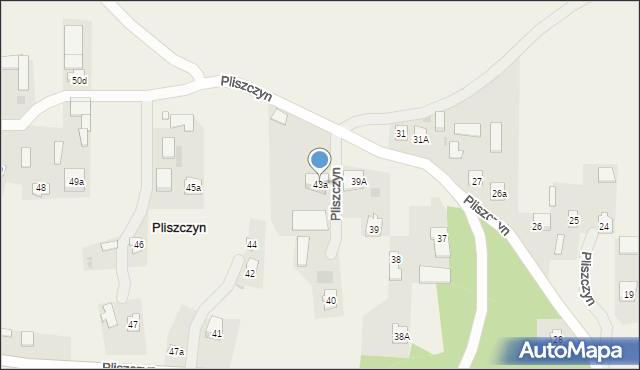 Pliszczyn, Pliszczyn, 43a, mapa Pliszczyn