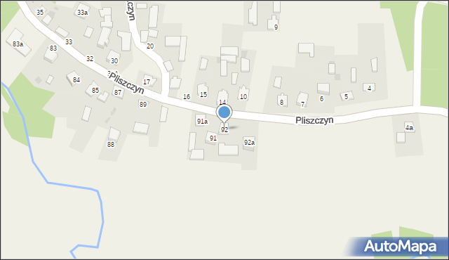 Pliszczyn, Pliszczyn, 92, mapa Pliszczyn