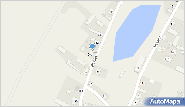 Płocicz, Płocicz, 51, mapa Płocicz