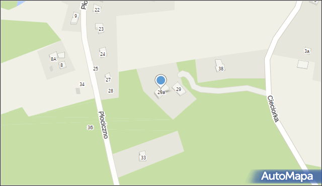 Płociczno, Płociczno, 29a, mapa Płociczno