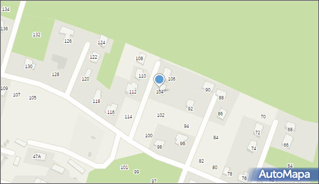 Płociczno-Osiedle, Płociczno-Osiedle, 104, mapa Płociczno-Osiedle