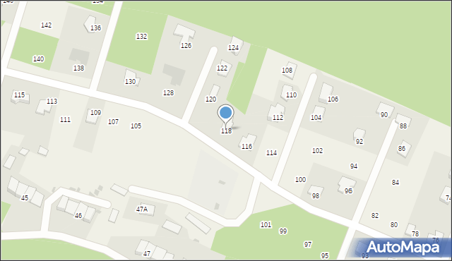 Płociczno-Osiedle, Płociczno-Osiedle, 118, mapa Płociczno-Osiedle