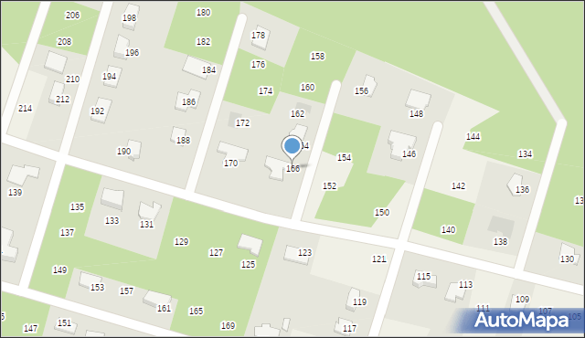 Płociczno-Osiedle, Płociczno-Osiedle, 166, mapa Płociczno-Osiedle