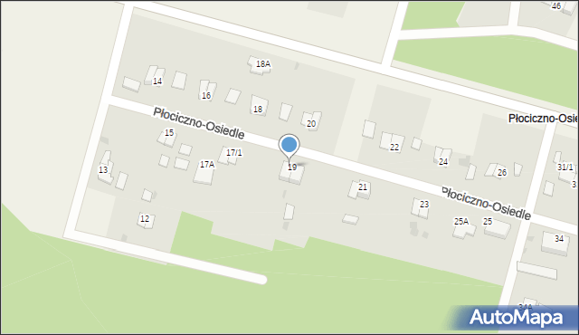 Płociczno-Osiedle, Płociczno-Osiedle, 19/2, mapa Płociczno-Osiedle
